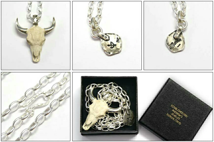 フェローズ Pherrow's バッファロー ペンダント & チェーン シルバー925 BUFFALO PENDANT 【2025年春夏新作】