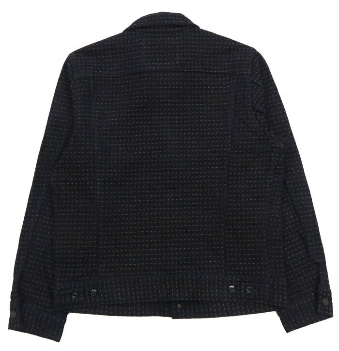 ダルチザン ステュディオ・ダ・ルチザン STUDIO D'ARTISAN 15oz 柿渋刺し子デニム ジャケット D4608 【2025年春夏新作】