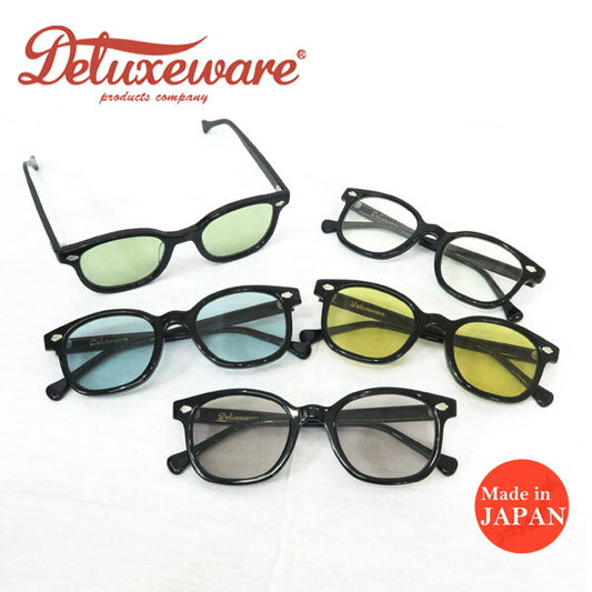 デラックスウェア DELUXEWARE サングラス 1960s ウェリントンモデル 鯖江産ハンドメイド セルロイド製 DFW-001【2025年春夏新作】