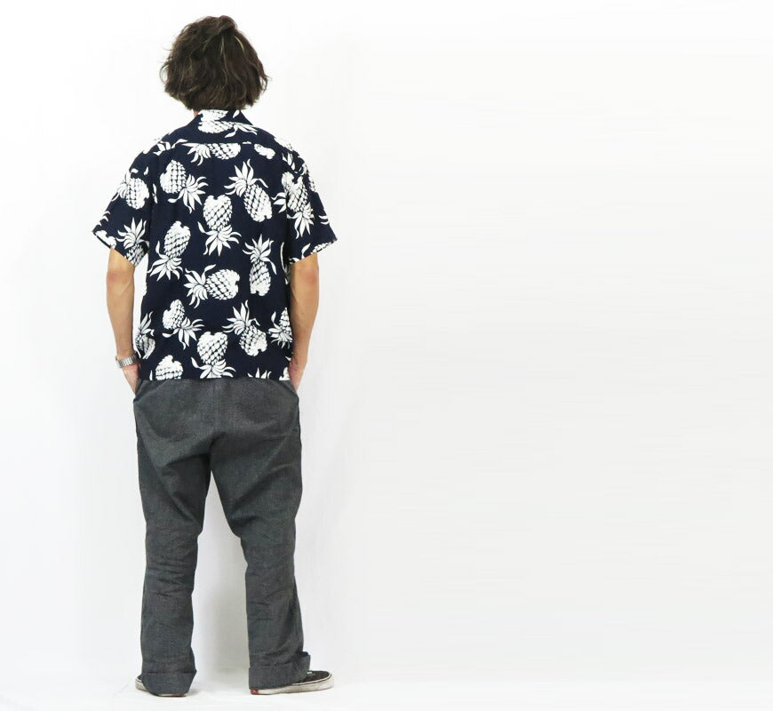 サンサーフSUNSURFデュークカハナモク半袖レーヨンアロハシャツDUKE'SPINEAPPLEハワイアンシャツDukeKahanamokuSpecialEditionDK36201【2024年春夏新作】