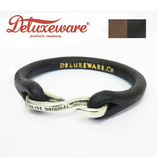 デラックスウェア DELUXEWARE レザー ブレスレット シルバー925金具 DLE-002【2025年春夏新作】