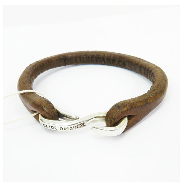 デラックスウェア DELUXEWARE レザー ブレスレット シルバー925金具 DLE-002【2025年春夏新作】