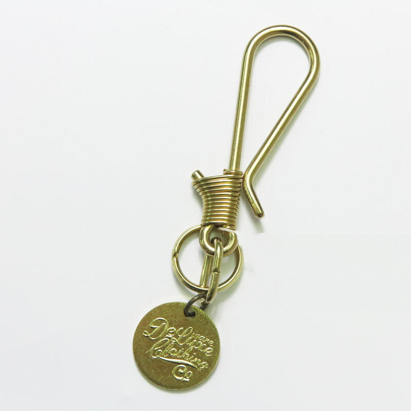 デラックスウェア DELUXEWARE HOOOK HOLDER ロゴプレート キーフック 真鍮/銀 DLF-004 【2026年春夏新作】