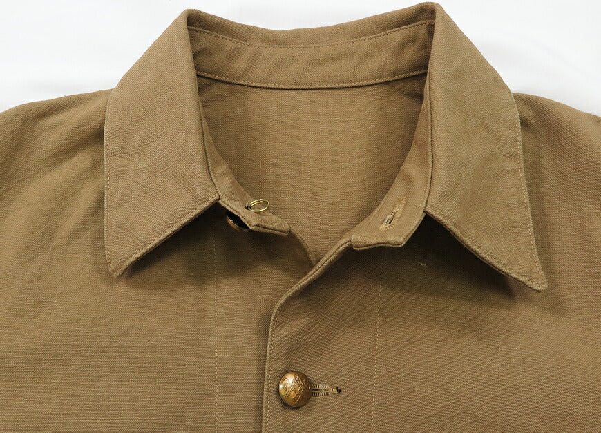 デラックスウェア DELUXEWARE 10ozデニム/平織ダック ショート カバーオール ワークジャケット DX109 【2024-25年秋冬新作】