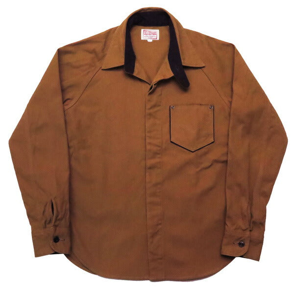 デラックスウェアDELUXEWARE11ozキャンバスダック長袖ワークシャツDX7641A【2023年春夏新作】