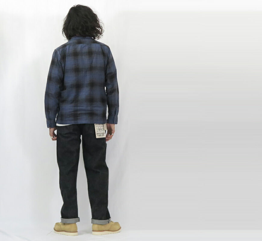 フルカウント FULLCOUNT 0105BK ジーンズ ルーズストレート 13.7oz ブラックデニム ジンバブエコットン 【2025年春夏新作】