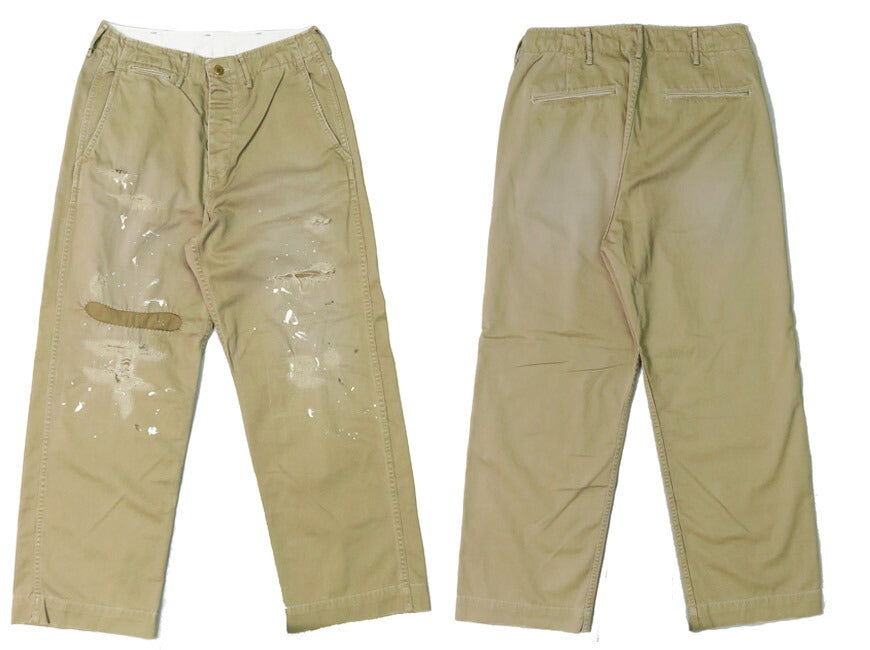 フルカウント FULLCOUNT 1201HW 41カーキ チノパンツ Freedom Fighter ダメージ&リメイク加工 U.S.Army Chino 41 Khaki 【2025年春夏新作】