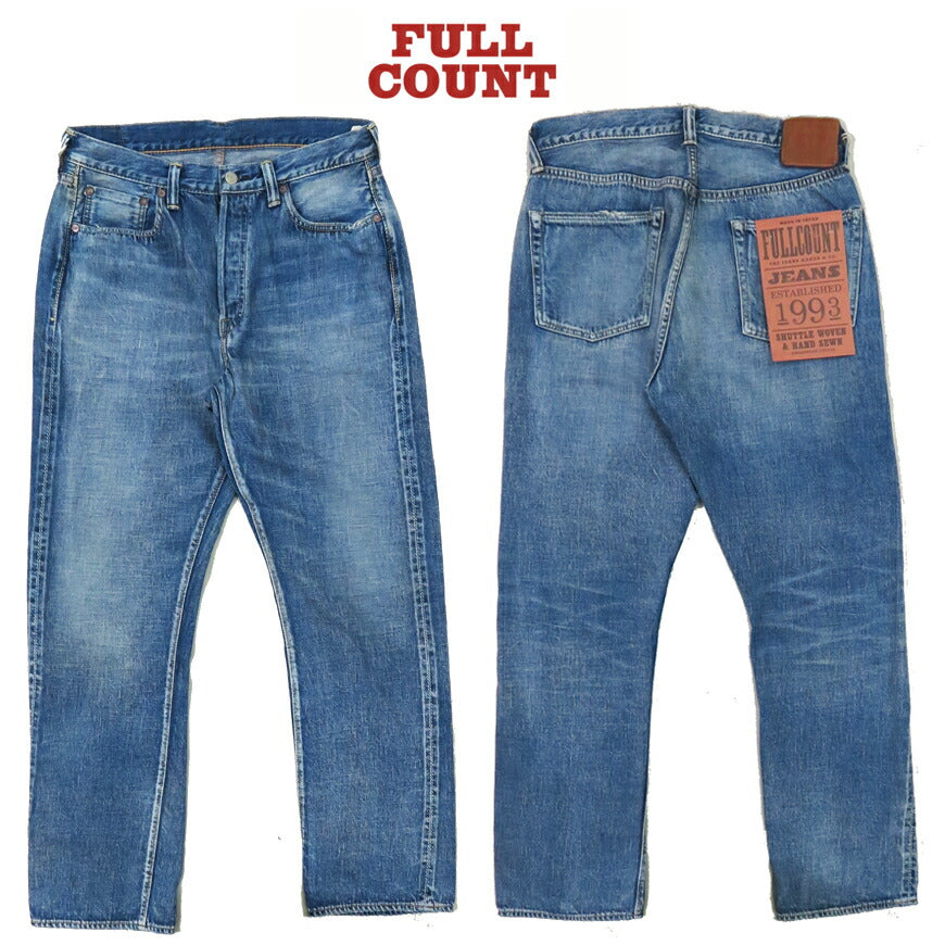 フルカウント FULLCOUNT 1341-1101SS ジーンズ ストレート 11.5oz Super Smooth ユーズドウォッシュ DARTFORD ジンバブエコットン デニム 【2025年春夏新作】