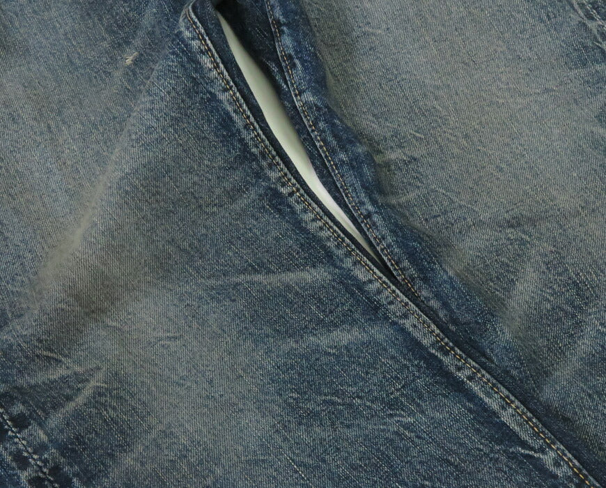 フルカウント FULLCOUNT 1353-S0105 大戦モデル ジーンズ ルーズストレート ブラウンコットン 13.7oz More Than Just Fear ユーズドウォッシュ ジンバブエワイルドコットン デニム 【2025年春夏新作】