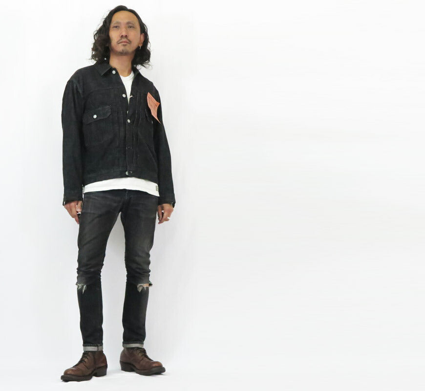 フルカウント FULLCOUNT 2102BK セカンドモデル ブラック デニム ジャケット 2ndモデル 13.7oz ジンバブエコットン 【2025年春夏新作】