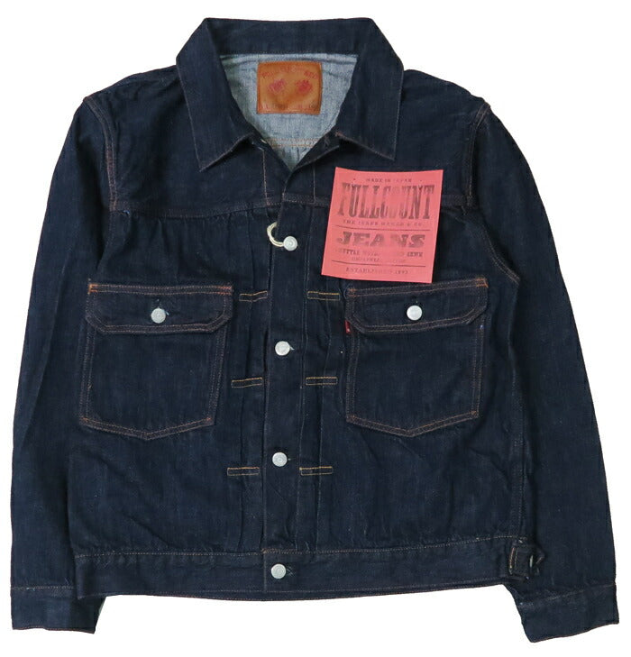 フルカウント FULLCOUNT 2102SSW セカンドモデル デニムジャケット 2ndモデル 11.5oz Super Smooth ジンバブエコットン 【2024-25年秋冬新作】