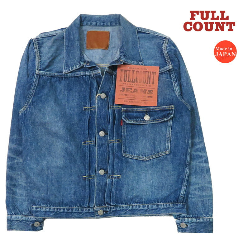 フルカウント FULLCOUNT 2107SSW ファーストモデル デニムジャケット ユーズドウォッシュ Dartford 1stモデル 11.5oz Super Smooth ジンバブエコットン 【2025年春夏新作】