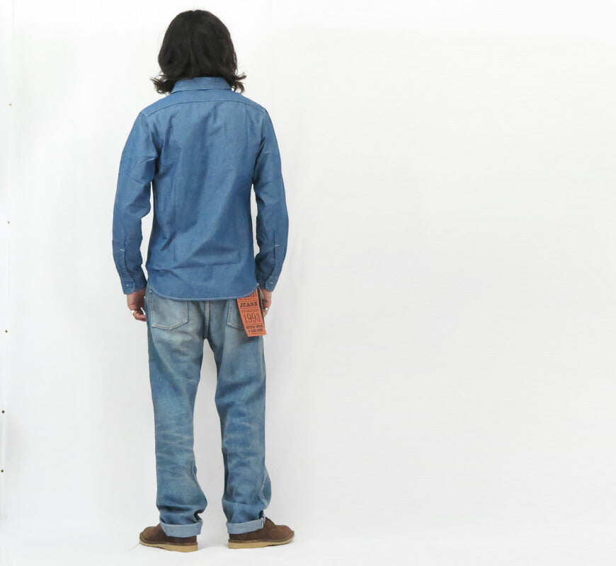 フルカウント FULLCOUNT 5oz シャンブレー 長袖 ワーク シャツ 定番 Lot.4810 【2025年春夏新作】