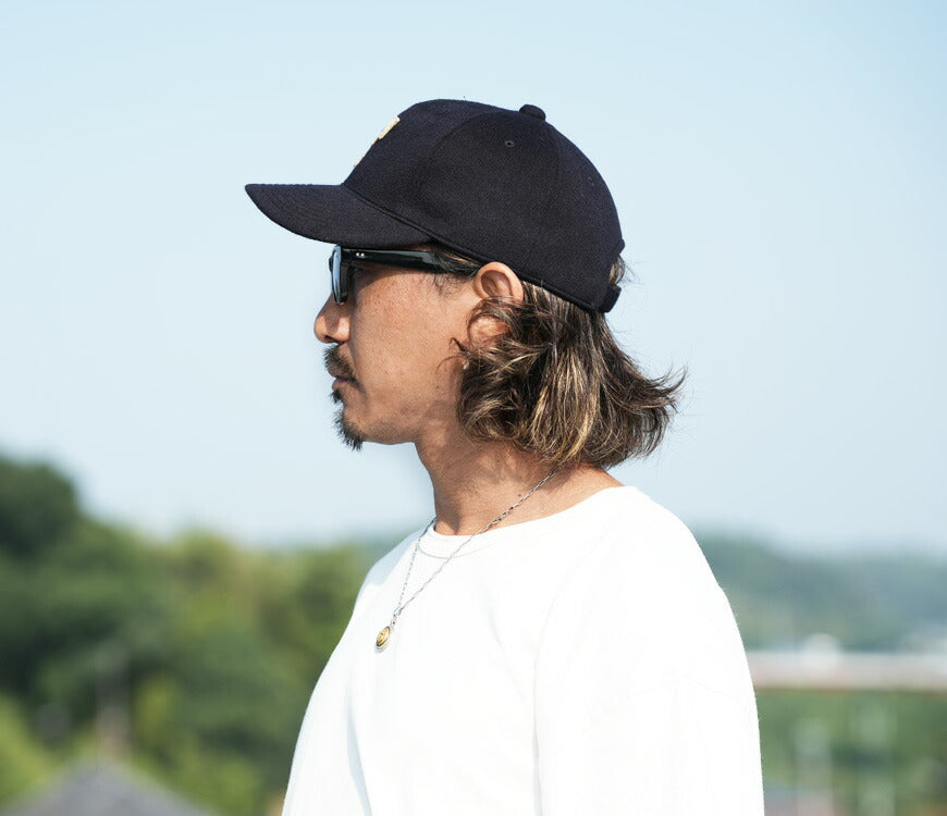フルカウント FULLCOUNT ウールメルトン ベースボールキャップ 6PANEL DENIM BASEBALL CAP 6843-25 【2025年秋冬新作】