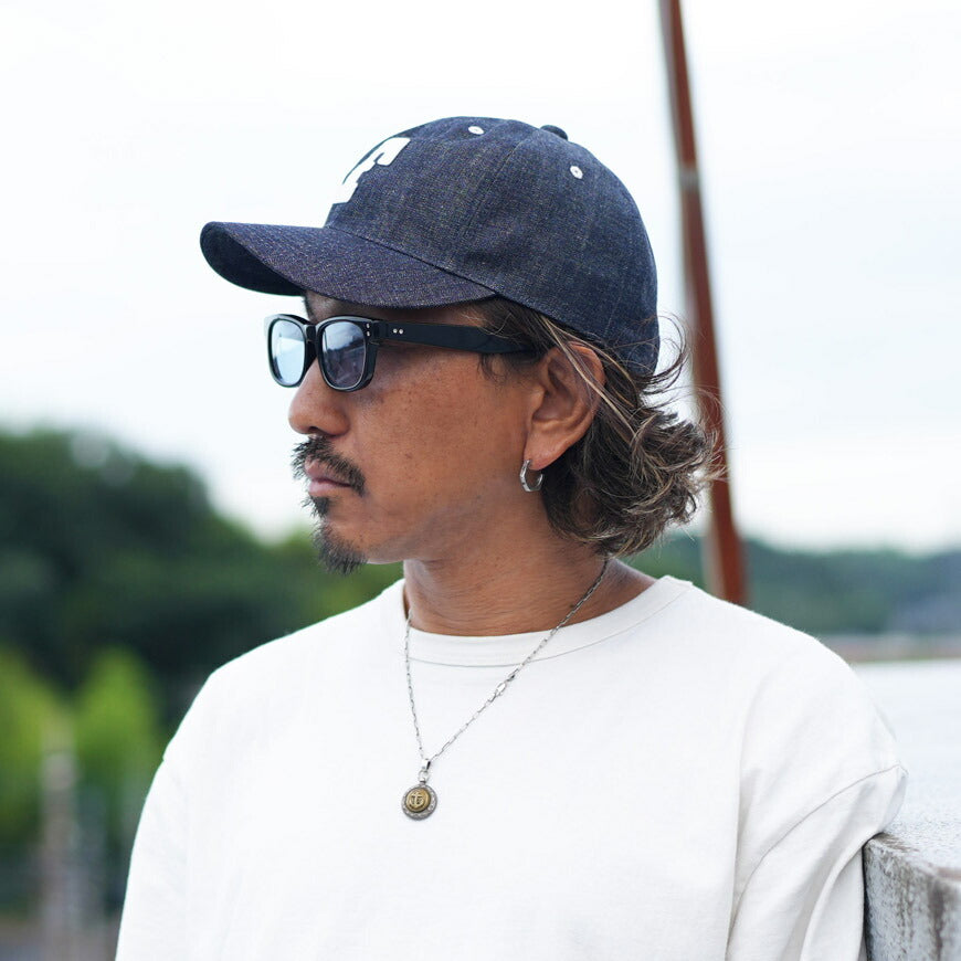 フルカウント FULLCOUNT デニム ベースボールキャップ 6PANEL DENIM BASEBALL CAP 6843 【2025年春夏新作】