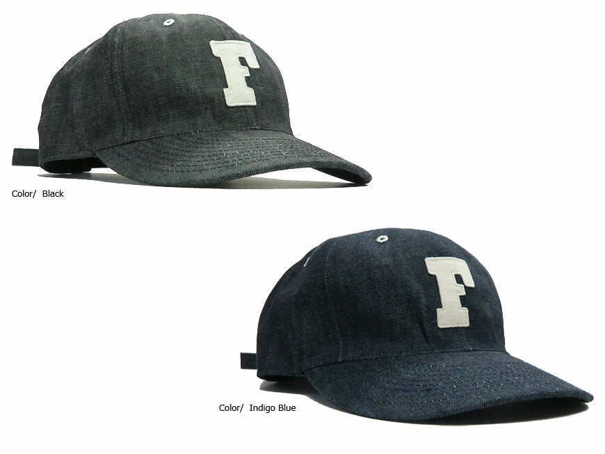 フルカウント FULLCOUNT デニム ベースボールキャップ 6PANEL DENIM BASEBALL CAP 6843 【2025年春夏新作】