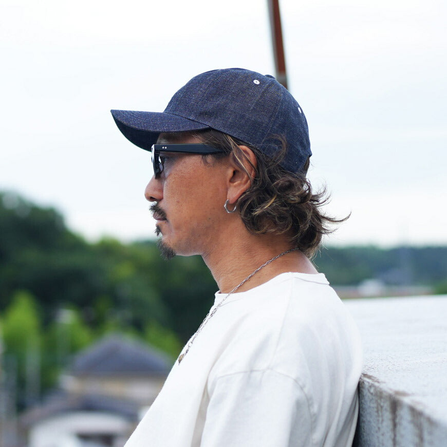 フルカウント FULLCOUNT デニム ベースボールキャップ 6PANEL DENIM BASEBALL CAP 6843 【2025年春夏新作】