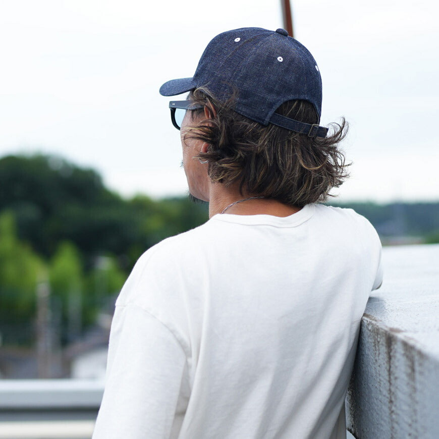 フルカウント FULLCOUNT デニム ベースボールキャップ 6PANEL DENIM BASEBALL CAP 6843 【2025年春夏新作】