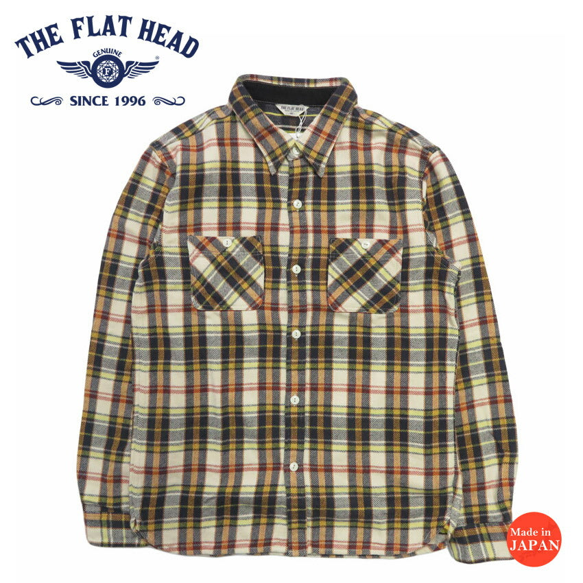 フラットヘッド THE FLAT HEAD チェック フランネルシャツ FN-SNR-014L フラットヘッド THE FLAT HEAD チェック フランネルシャツ FN-SNR-014L
