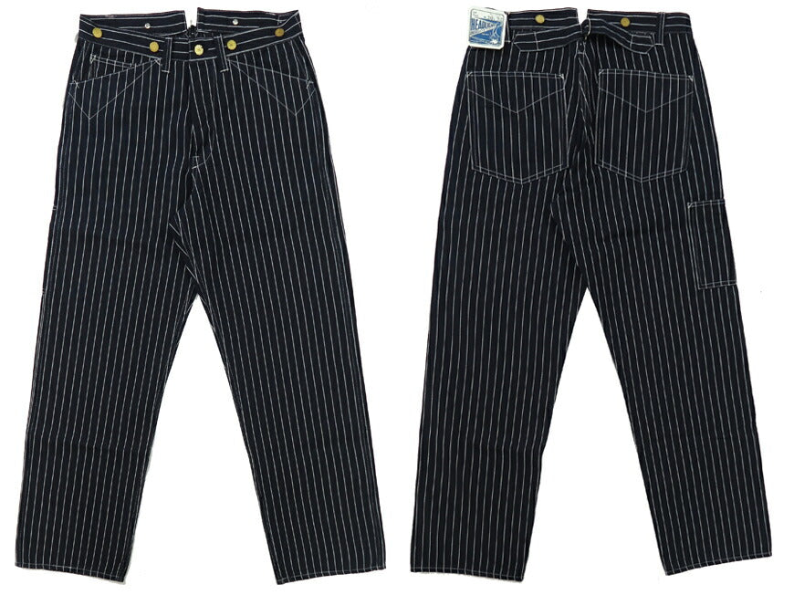 HEADLIGHT ヘッドライト 実名復刻 8oz. SPECIAL WOVEN STRIPE DENIM ダンガリーズ ワーク パンツ SUGAR CANE シュガーケーン HD42499 【2024-25年秋冬新作】