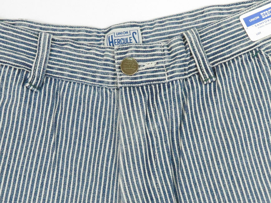 UNION HERCULES MADE ユニオン ヘラクレス メイド 10ozデニム ペインター ワークパンツ ヒッコリー by JOHNBULL ジョンブル HE251P03-211 【2025年春夏新作】