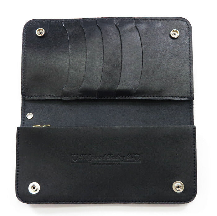 GLAD HAND × HTC スタッズ & ハンドペイント ロング ウォレット 財布 Hollywood Trading Company 牛革 グラッドハンド 【2024-25年秋冬新作】