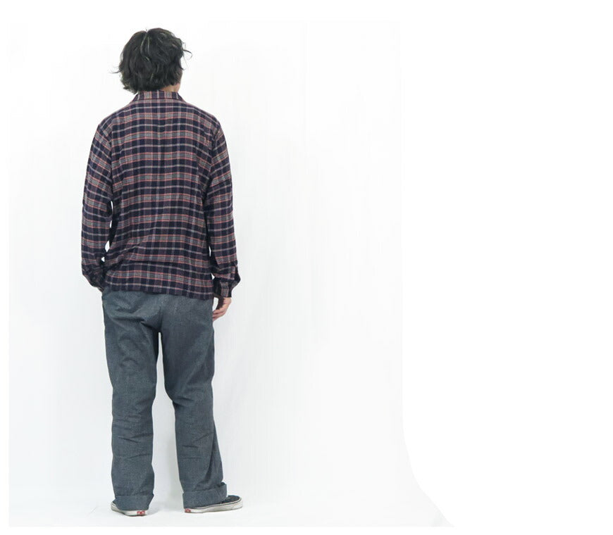 DALLES & CO ダリーズ&コー Huco.L 1910s RAYON SHIRT 長袖 レーヨンシャツ チェック デラックスウェア DELUXEWARE【2025年春夏新作】