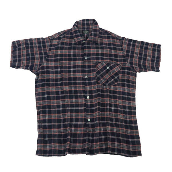 DALLES & CO ダリーズ&コー Huco.S 1910s RAYON SHIRT 半袖 レーヨンシャツ チェック デラックスウェア DELUXEWARE【2025年春夏新作】