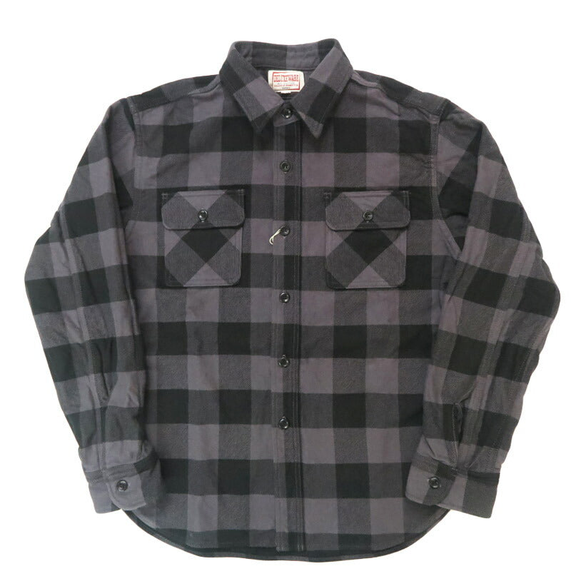 デラックスウェア DELUXEWARE 長袖 チェック フランネル シャツ ”50s BUFFALO CHECK” HV-00A【2025年秋冬新作】