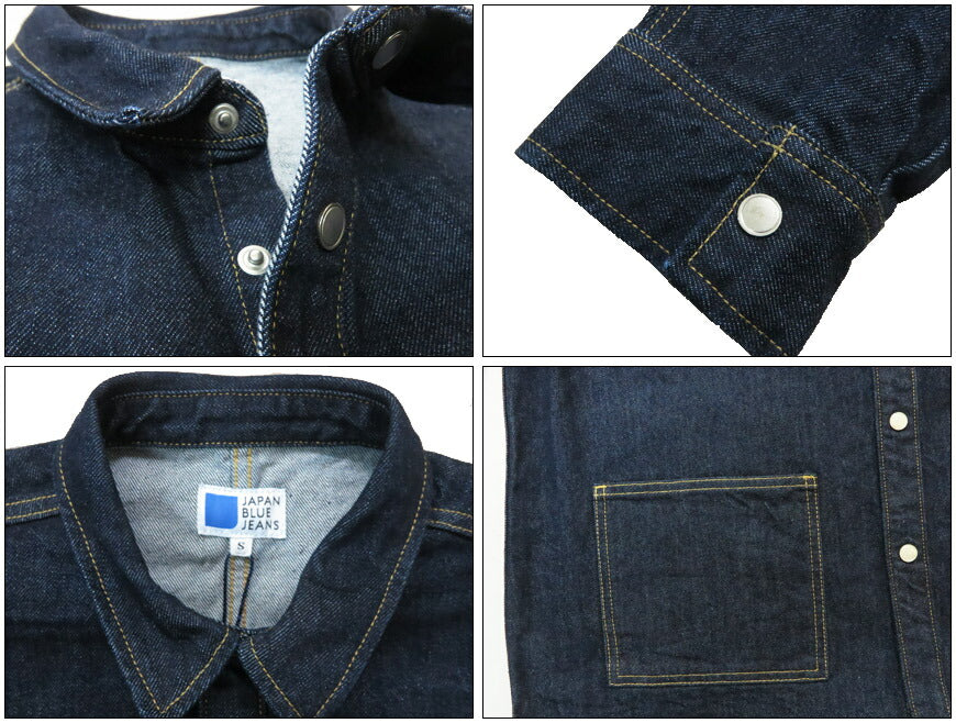 JAPAN BLUE JEANS ジャパンブルージーンズ 13oz デニム ビッグ シャツ ジャケット JBOT13155S 【2025年春夏新作】