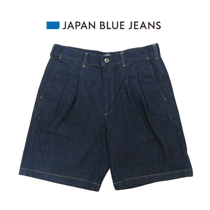 JAPAN BLUE JEANS ジャパンブルージーンズ ショーツ11oz Denim Tuck Shorts Natural Slub Denim JBSP1002【2025年春夏新作】