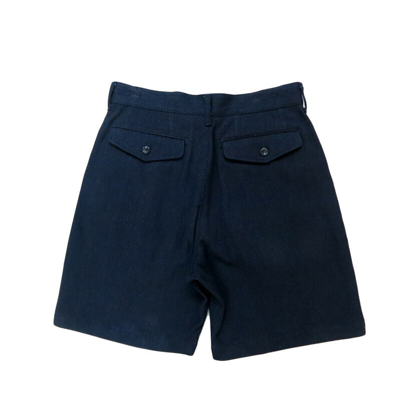 JAPAN BLUE JEANS ジャパンブルージーンズ 11oz インディゴ刺子 タックショーツ ショートパンツ ハーフパンツ JBSP1004 【2025年春夏新作】