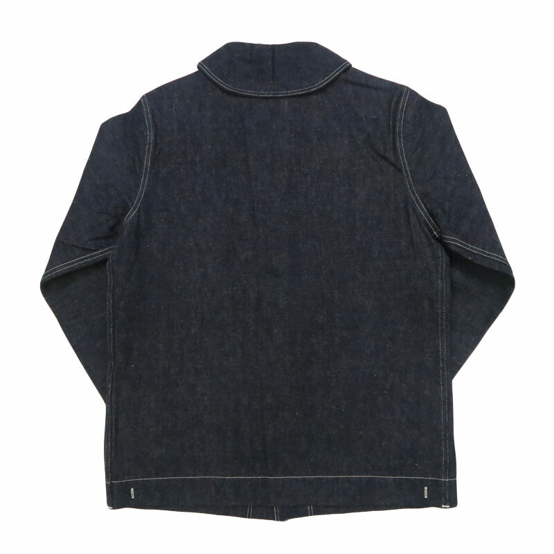 John Gluckow ジョングラッコー by WAREHOUSE ウエアハウス Lot JG-27 1920s セイラー ブラウス デニム カバーオール無地 インディゴ 【2025年秋冬新作】