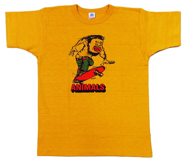 John Gluckow ジョングラッコー 半袖 Tシャツ Animal Skeater ウェアハウス WAREHOUSE JG-CS06 【2025春夏新作】