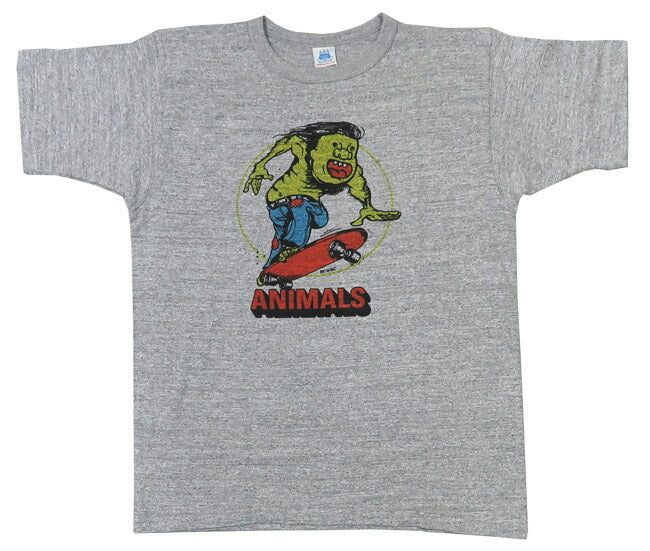 John Gluckow ジョングラッコー 半袖 Tシャツ Animal Skeater ウェアハウス WAREHOUSE JG-CS06 【2025春夏新作】