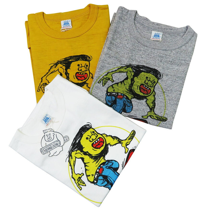John Gluckow ジョングラッコー 半袖 Tシャツ Animal Skeater ウェアハウス WAREHOUSE JG-CS06 【2025春夏新作】