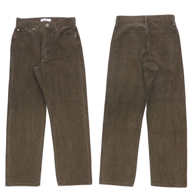 ジョンブル JOHNBULL ウォッシュドツイルストレートパンツ JM254P22