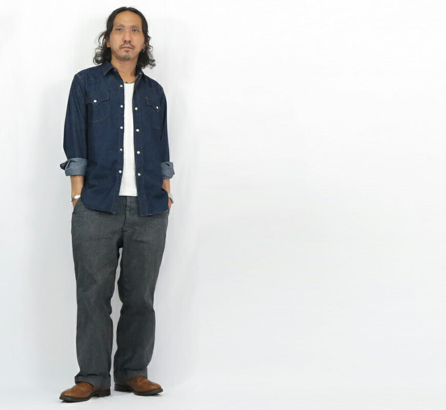 JELADO ジェラード 長袖 デニム ウエスタン シャツ Vaquero Shirt JP11115 【2025年春夏新作】