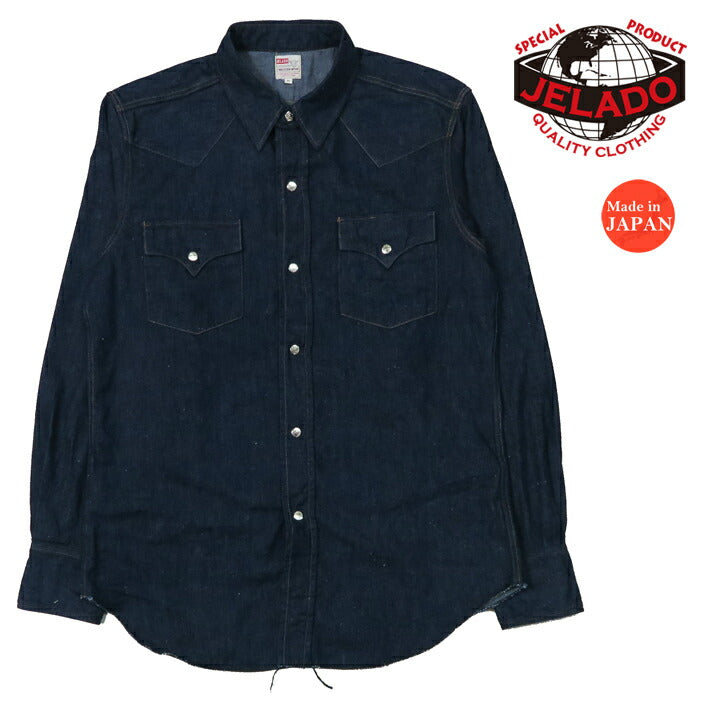 JELADO ジェラード 長袖 デニム ウエスタン シャツ Vaquero Shirt JP11115 【2025年春夏新作】