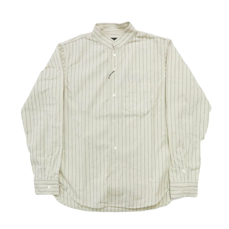 DALLES & CO ダリーズ&コー King Field.A 長袖 ホワイトストライプ シャツ デラックスウェア DELUXEWARE