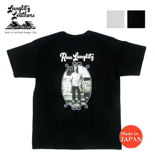 ラングリッツレザーズ  Langlitz Leathers 半袖 Tシャツ プリント 日本製 LLC-003 LL312【2025年春夏新作】