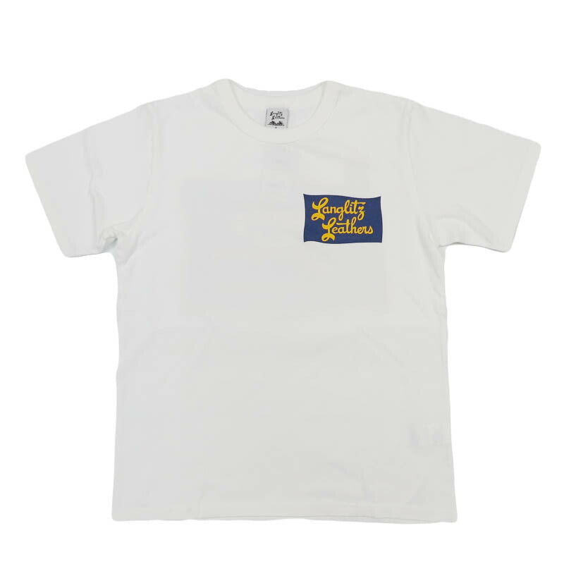 ラングリッツレザーズ Langlitz Leathers 半袖 Tシャツ ロゴプリント 日本製 LLC-003 LL313【2026年春夏新作】