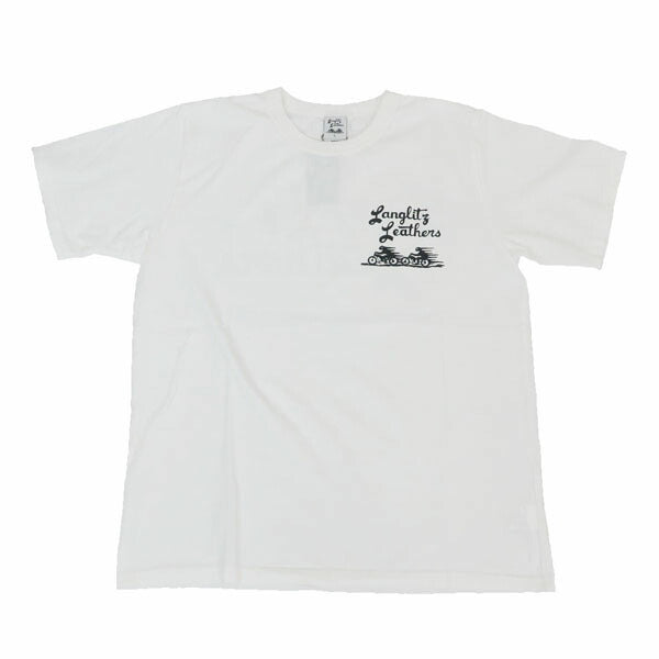 ラングリッツレザーズ Langlitz Leathers 半袖 Tシャツ プリント 日本製 LLC-003 TypeA【2025年春夏新作】