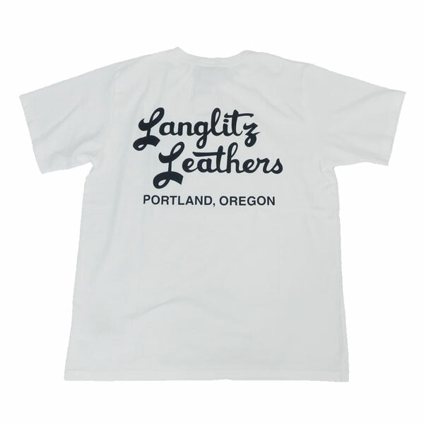 ラングリッツレザーズ Langlitz Leathers 半袖 Tシャツ プリント 日本製 LLC-003 TypeA【2025年春夏新作】