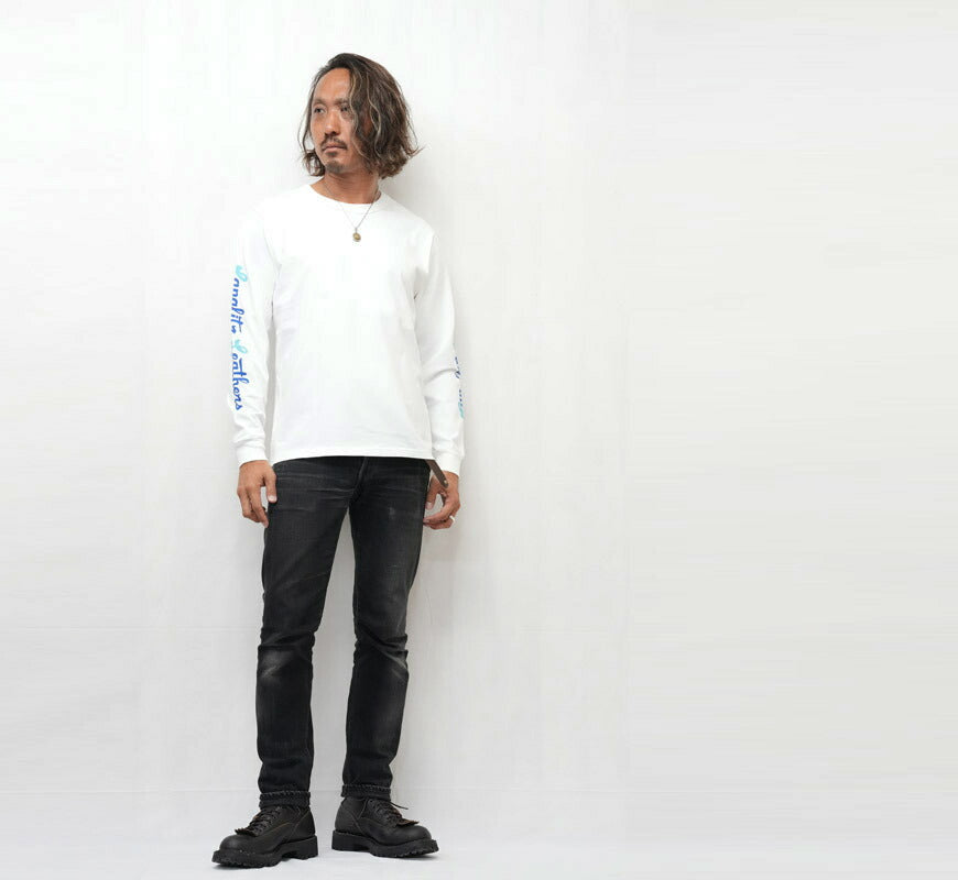 ラングリッツレザーズ Langlitz Leathers 長袖 Tシャツ ロゴプリント 日本製 LLC-004 LL310【2025年秋冬新作】