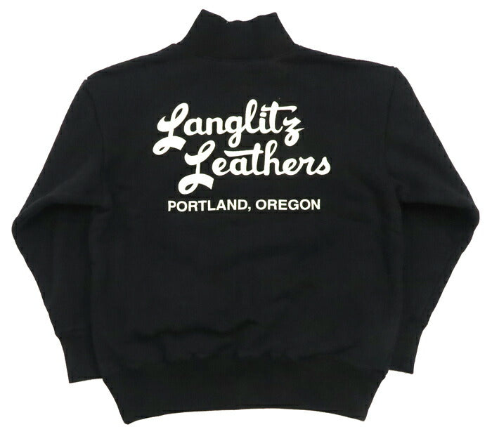 ラングリッツレザーズ Langlitz Leathers ハーフジップ スウェット Sweat Shirt LLC-010 TypeA 【2024-25年秋冬新作】