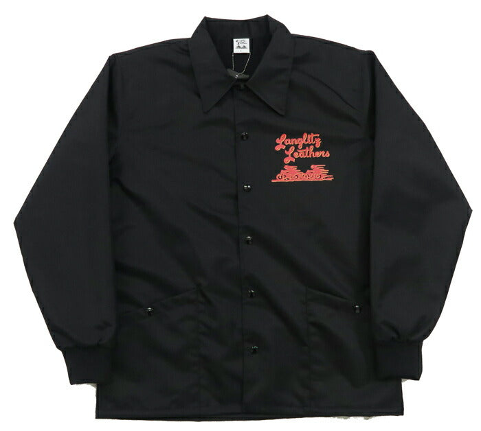 ラングリッツレザーズ Langlitz Leathers ヘビーナイロンツイル ウインドブレーカー LLJ-003 Type-A 2TONE コーチジャケット 【2024-25年秋冬新作】