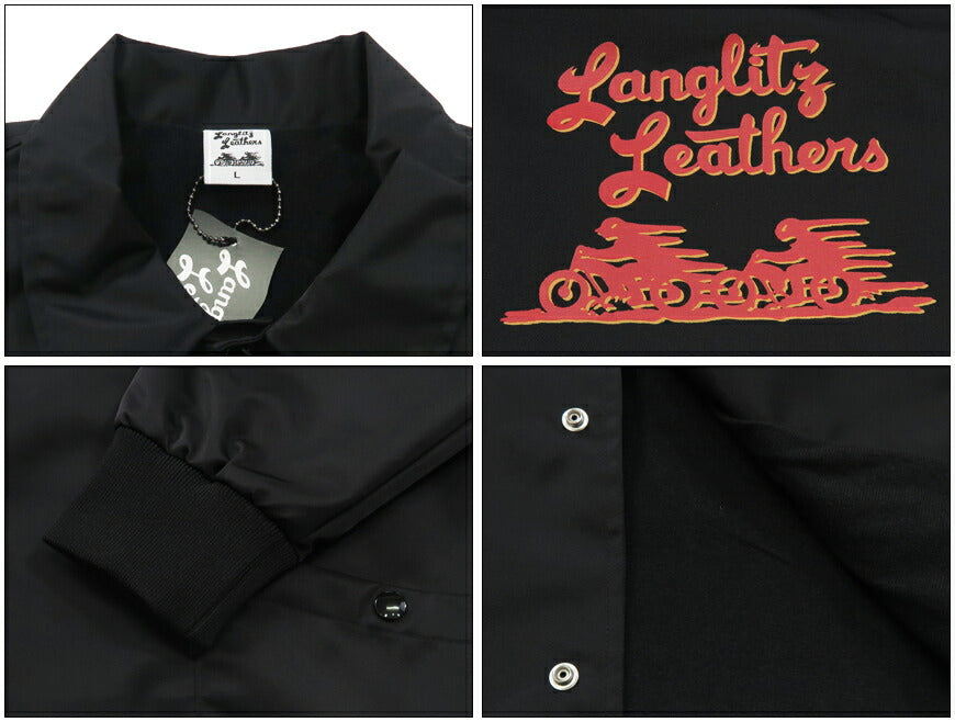 ラングリッツレザーズ Langlitz Leathers ヘビーナイロンツイル ウインドブレーカー LLJ-003 Type-A 2TONE コーチジャケット 【2024-25年秋冬新作】