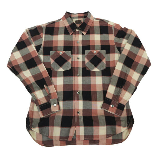 デラックスウェア DELUXEWARE LV-31 50s CHECK PATTERN 真夏対応素材 長袖 チェックシャツ 1C0224【2025年春夏新作】