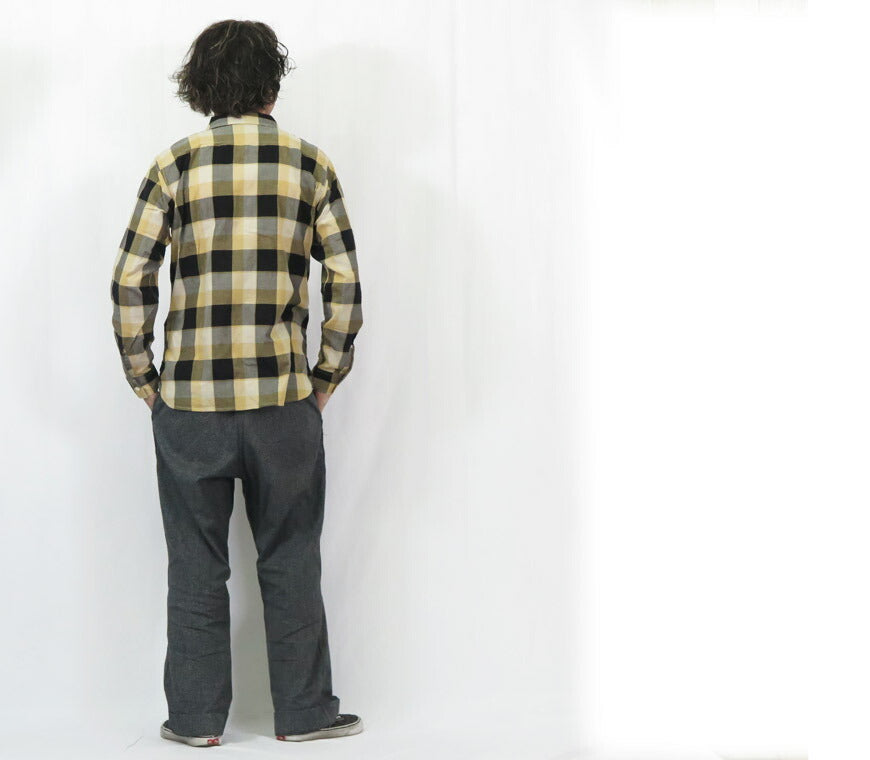 デラックスウェア DELUXEWARE LV-31 50s CHECK PATTERN 真夏対応素材 長袖 チェックシャツ 1C0224【2025年春夏新作】